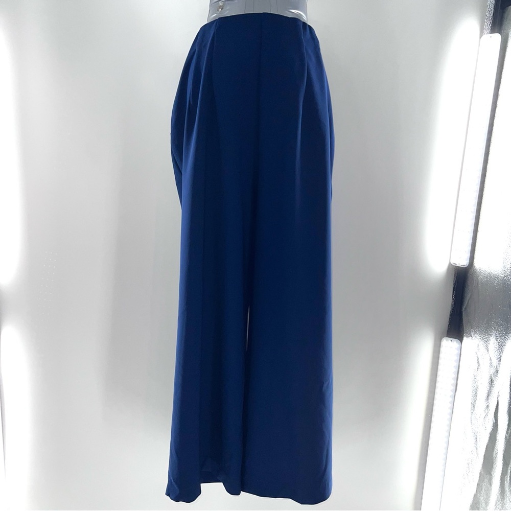 Torrid Studio Dark Blue Wide-Leg Sailor Pants w/Metallic Anchor Theme Buttons - Picture 5 of 13